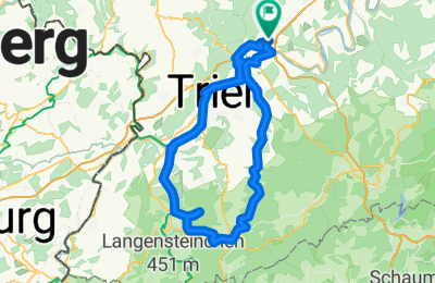 Route in der Bikemap App öffnen
