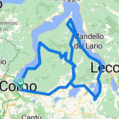 Como - Sormano - Asso - Bellagio - Asso - Como