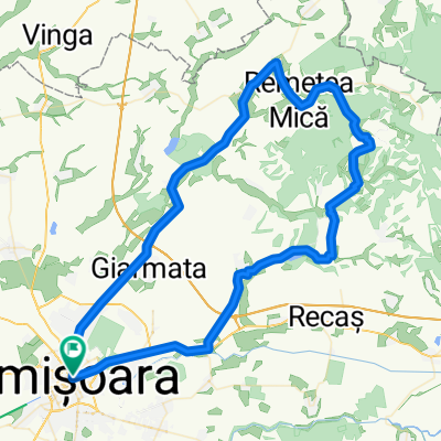 Tm-Remetea-Ianova-Hernecova- Satul parasit (Nadas)-Satul Circular (Sarlota) - Fibis - Pischia- Tm