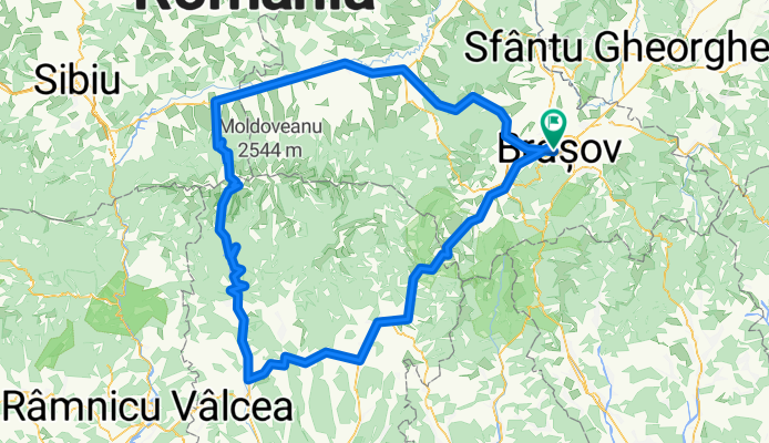 Brasov-Fagaras-Transfagarasan-Curtea de Arges-Campulung-Rucar-Rasnov-Brasov