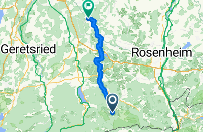 Route in der Bikemap App öffnen