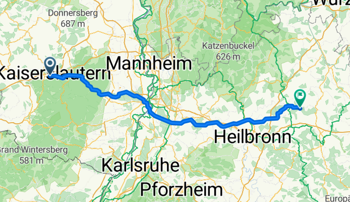 Kaiserslautern - Forchtenberg