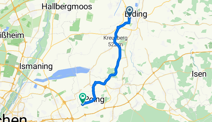 Erding, Grub und zurück