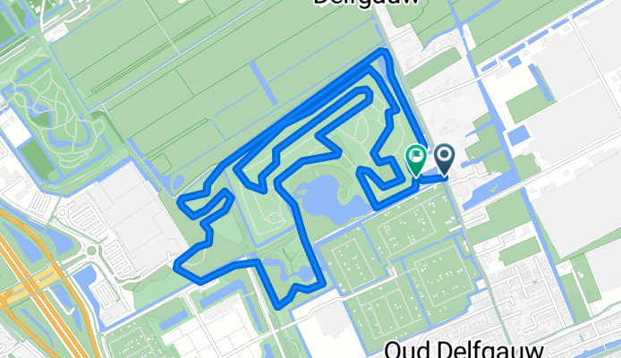 MTB-route Delft