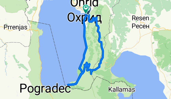 Ohrid-Velestovo-Magaro-Sv.Naum-Ohrid