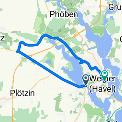 Ausritt zum Männertag - Einmal um den Plessower See
