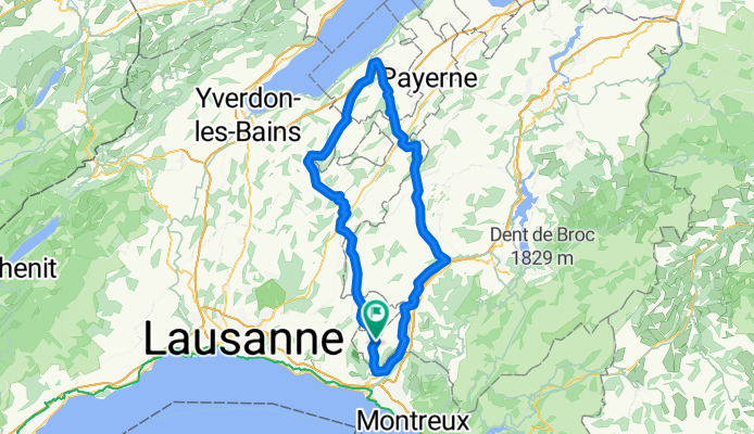 Circuit Estavayer-Le-Lac et la Glâne