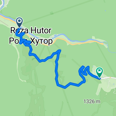 Альпика - Роза Хутор=7км