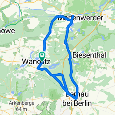 Wandlitz-Lanke-Bernau-Wandlitz