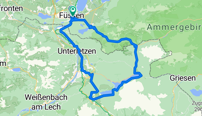 Füssen - Reutte - Füssen
