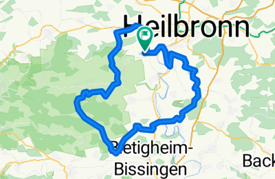 Route in der Bikemap App öffnen