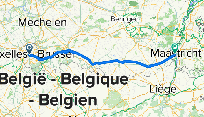 Bruxelles to Maastricht