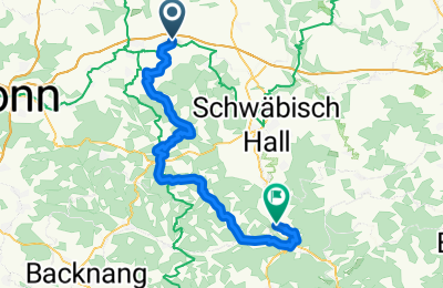 Route in der Bikemap App öffnen