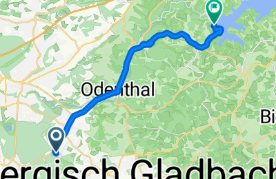 Route in der Bikemap App öffnen