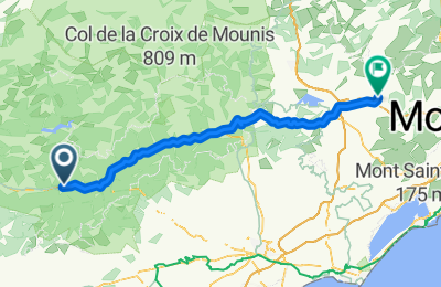 Route in der Bikemap App öffnen