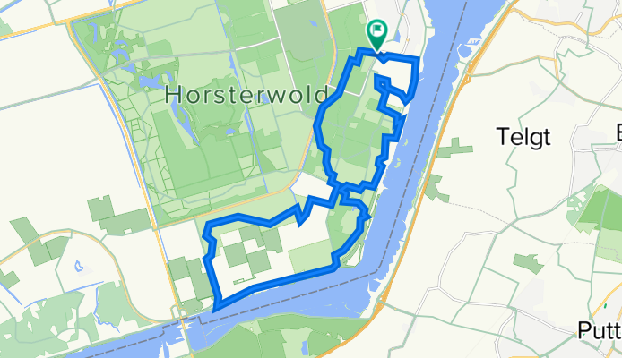 MTB route zeewolde