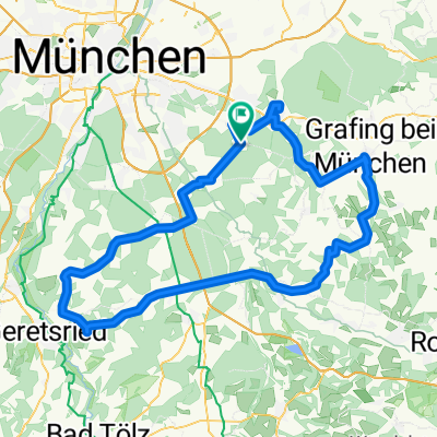 Grasbrunn-Egling-Großhöhenrein-Lorenzenberg-Moosach-Grasbrunn-112km