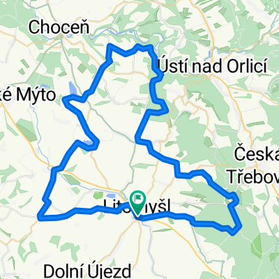 Cyklovýlet Litomyšl a údolí Tiché Orlice