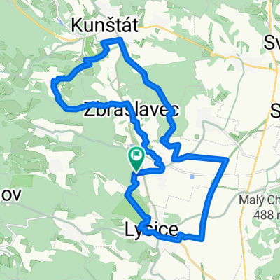 Drnovice-Zbra-Touboř-KU-Voděrady-Lysice-Drnovice