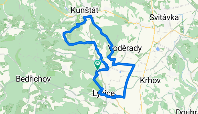 Drnovice-Zbra-Touboř-KU-Voděrady-Lysice-Drnovice