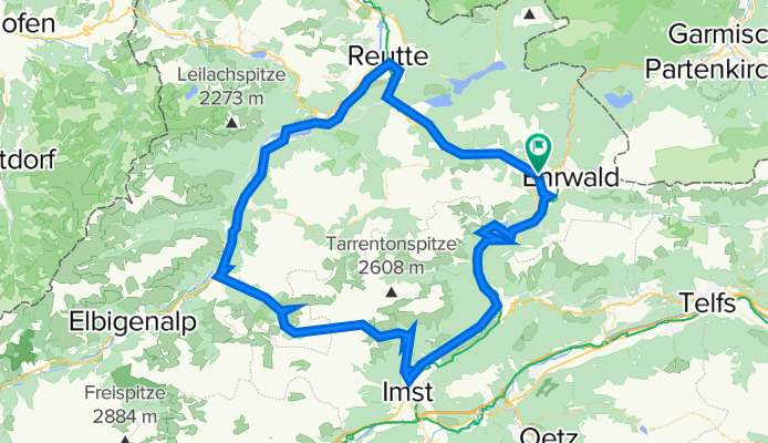 Lermoos - Fernpass - Hahntennjoch - Reutte - Lermoss