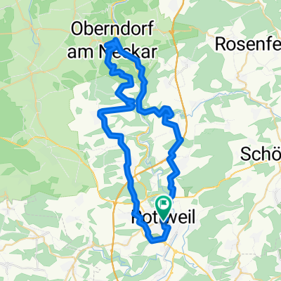 RR-Runde Rottweil und Oberndorf rechts und links am Neckar