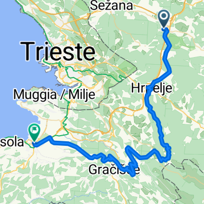Divaca - Kozina - Slavnik Hrastovlje - Kubed - Koper