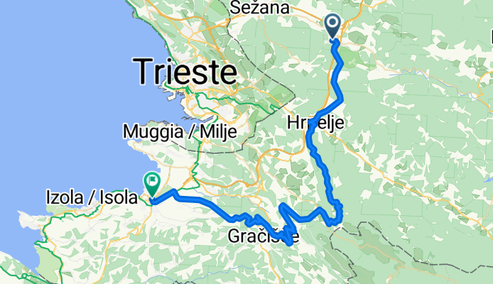 Divaca - Kozina - Slavnik Hrastovlje - Kubed - Koper