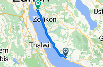 Route in der Bikemap App öffnen