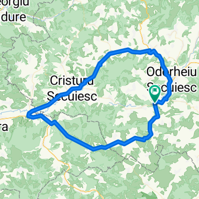 Udvarhely-Derzs-Erked-Fiatfalva-Rugonfalva-Szentlélek-Udvarhely-85 km.