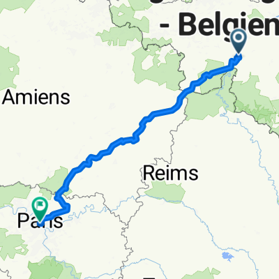 Dinant Parijs met Campings
