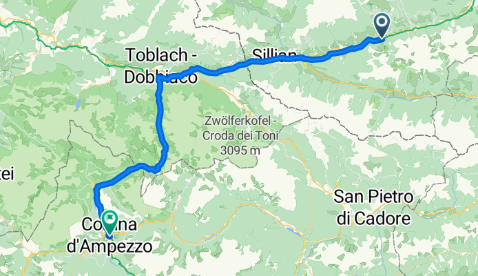 7. Etappe_Mittenwald an der Drau-Cortina d'Ampezzo