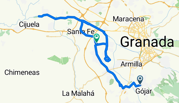 Primer GPS - Ogijares-FuenteVaqueros-Belicena
