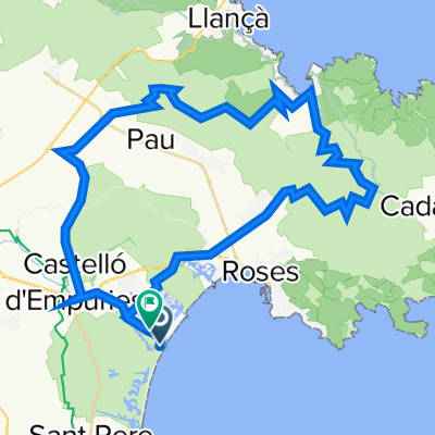 Empuria - Port de Selva - Sant Pere de Rodes - Vilajuiga - Marza