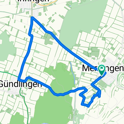 Pfingstmontagsrennen Merdingen , alte Strecke