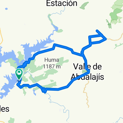 Embalse del Guadalhorce - El Chorro - Valle de Abdalajis - Embalse del Gudalhorce