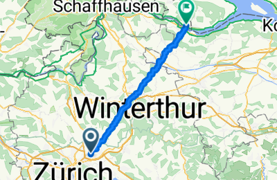Route in der Bikemap App öffnen