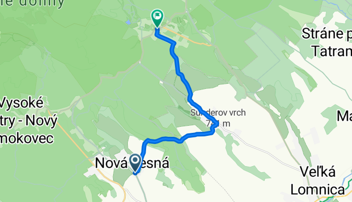 Tatranská Lomnica – Nová Lesná