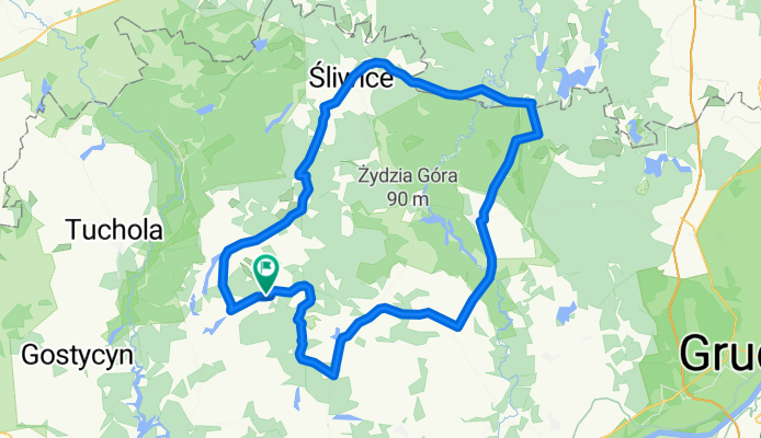 Iwiec, pętla - 102 km