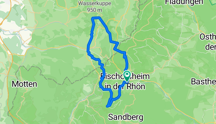Zwischen Wasserkuppe und Kreuzberg