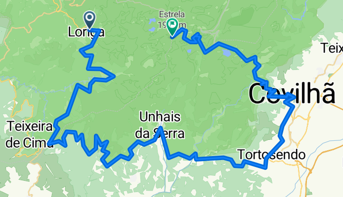 Loriga - Covilha - Torre