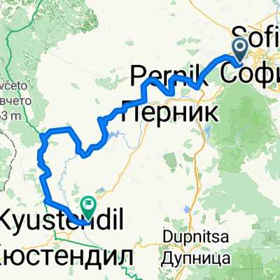 Sofia - Pernik - Kovachevci - Koniavo