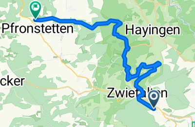 Route in der Bikemap App öffnen
