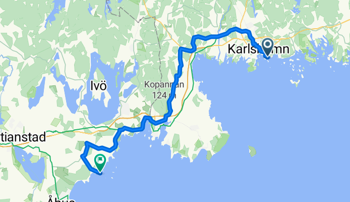 Kolleviksvägen, Karlshamn - M 1667, Landön