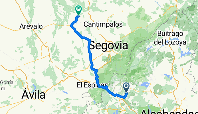 Moralzarzal-Bernardos por el Alto del León