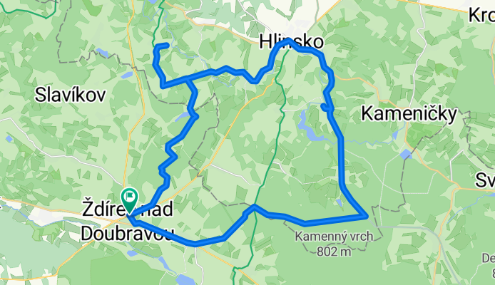 Na Veselý Kopec a přes Hlinsko zpět