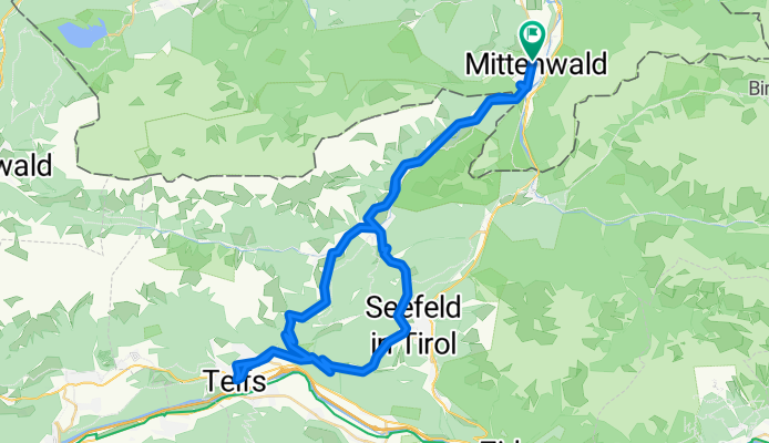 Mittenwald -Leutasch - Telfs - Mittenwald
