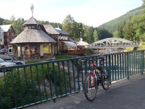 Hebe Bild 45 entlang der Bikemap-Route "Karkonosze, najstromsze podjazdy asfaltowe" hervor