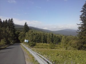 Hebe Bild 32 entlang der Bikemap-Route "Karkonosze, najstromsze podjazdy asfaltowe" hervor