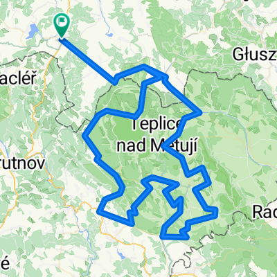 Mieroszów-Police n.M.-V.Srbska-Petrovice-Starkov-Rtyne-Chvalec-Chełmsko Śl.-Lubawka
